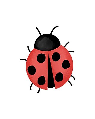 Estampa Digital DTF PuppyArt! Joaninha 1