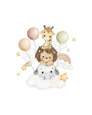 Estampa Digital DTF PuppyArt! Safari 3