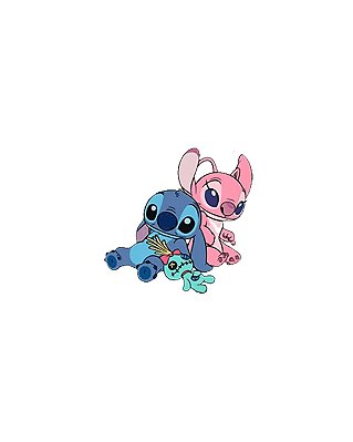 Estampa Digital DTF PuppyArt! Stitch Pink 2