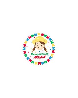 Estampa Digital DTF PuppyArt Arraiá Menina