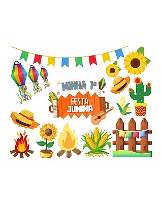 Estampa Digital DTF PuppyArt KIT Festa Junina