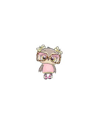 Estampa Digital DTF PuppyArt Coruja oculos
