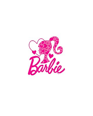 Estampa Digital DTF PuppyArt! Barbie escrita silhueta