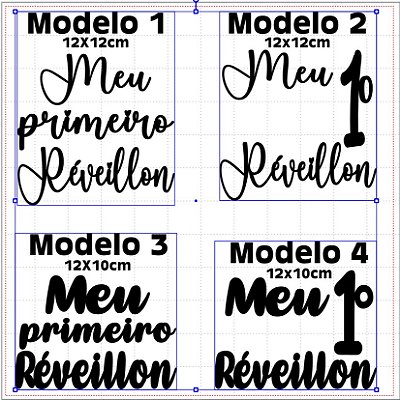 APLIQUE "Meu 1. Réveillon"