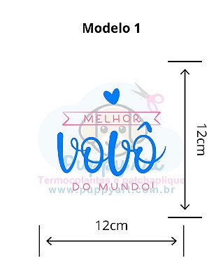 Estampa Digital DTF - Vovó Vovô