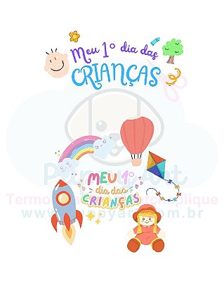 Estampa Digital DTF PuppyArt - Dia das Crianças