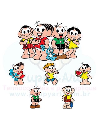 Estampa Digital DTF PuppyArt - Turma da Monica