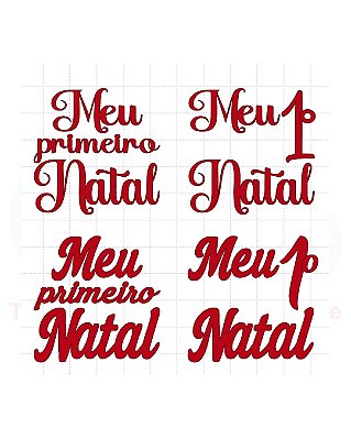 APLIQUE - Meu 1. Natal