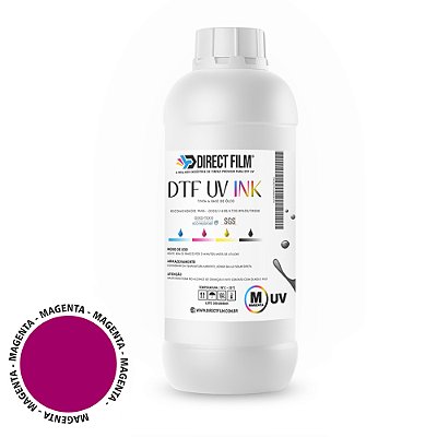 Tinta Direct Ink DTF UV 1 Kilo - Magenta