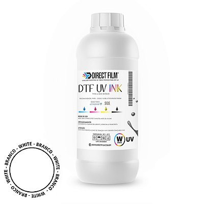 Tinta Direct Ink DTF UV 1 Kilo - Branco