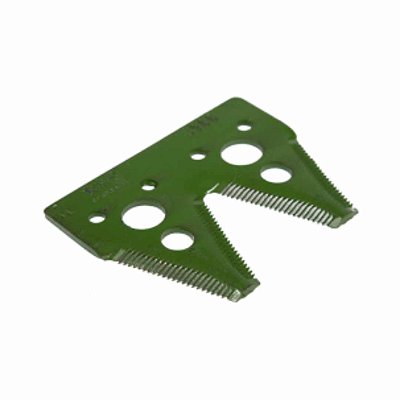 NAVALHA DUPLA DENTE FINO 4 FUROS Ø 6,3MM LISO