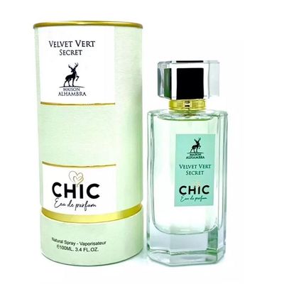 CHIC VELVET VERT SECRET Insp.Olfativa First Love VS MAISON AL HAMBRA 100ml
