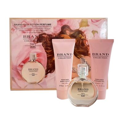 KIT FEM BRAND 039 CHANEL CHANCE - PERF.25ML/HIDRATANTE/SHOWER GEL