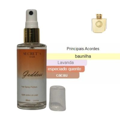 PERFUME CABELO SECRET'S Insp. Olfativa GODDESS 60ml