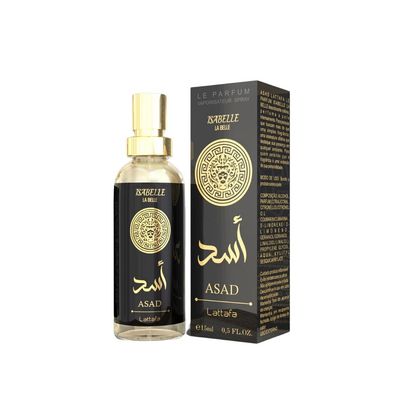 PERFUME ARABE MAS Insp.Olfativa ASAD ISABELLE LA BELLE MINIATURA 15ML