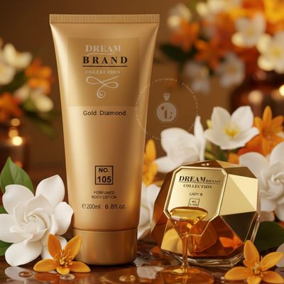 KIT LADY MILLION Perfume 100ml/Hidratante