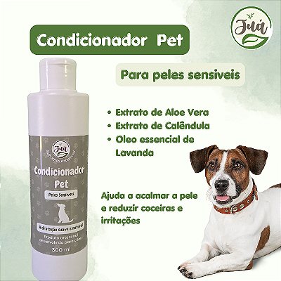Condicionador Pet para peles sensíveis - Alivio de coceiras e alergias