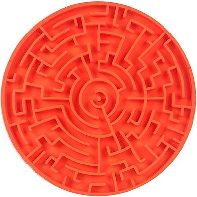 Labirinto Pet Games cor laranja - tamanho P - Tapete para Lamber