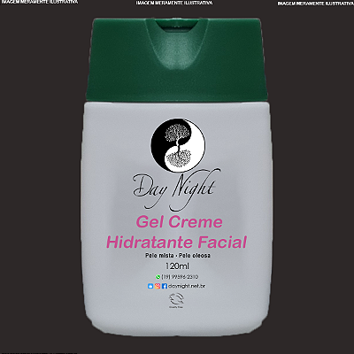 Gel Creme Hidratante Facial 120ml