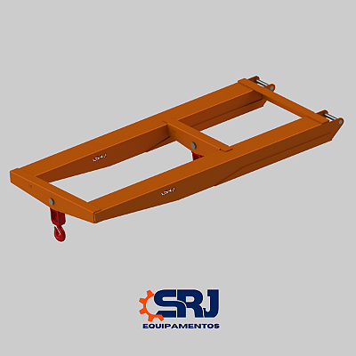 Suporte Estendido Gancho para Empilhadeira | 1,5 e 2,5Ton