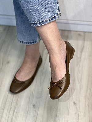 Sapatilha Alice | couro cacau