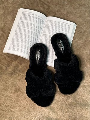 Pantufa Lara | Preta