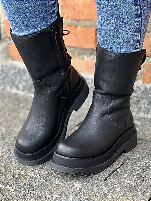 Bota Francesca | Cadarço cano médio