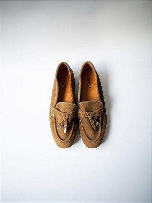 Mocassim Perla | camurça avelã
