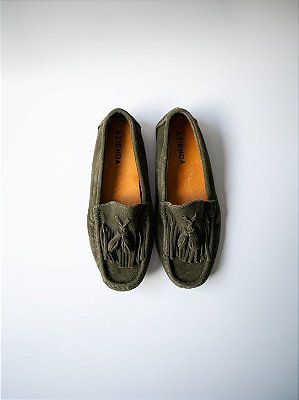 Mocassim Marta | tassel verde militar