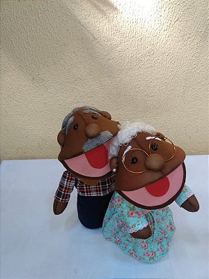 Casal de vovós negros