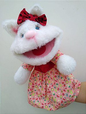 Fantoche gatinha branca