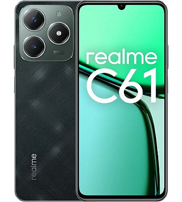 Smartphone Realme C61 4G Dual Sim, 128GB, 4GB Ram, Tela de 6.74 - Dark Green