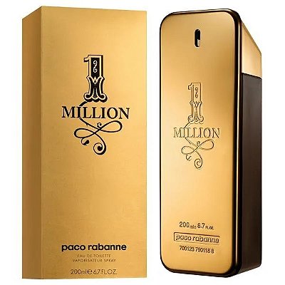 1 Million Paco Rabanne Perfume Masculino Eau de Toilette 200ml