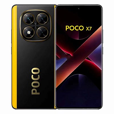 Smartphone Xiaomi Poco X7 5G, 256GB, 8GB RAM, Dual SIM, Tela 6.67" - Preto (Global)