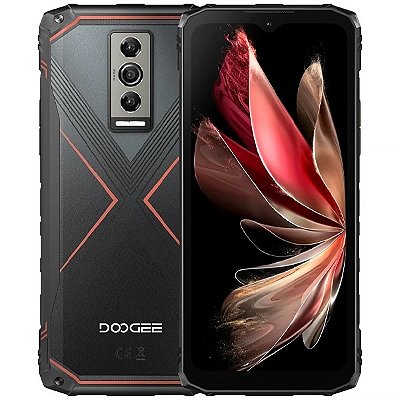 Smartphone Doogee Blade 10 Pro NFC Dual SIM de 256GB, 6GB RAM, Tela de 6.56", Camera 50MP 8MP - Fluorite Red