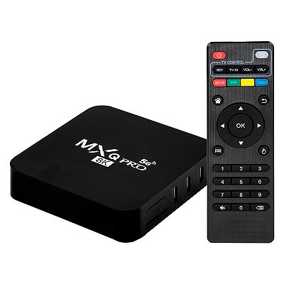 MXQ Pro 8K 256GB 64GB RAM Android 5G - Preto