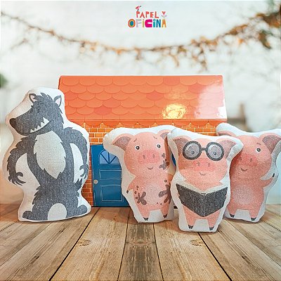3 porquinhos e o lobo mau