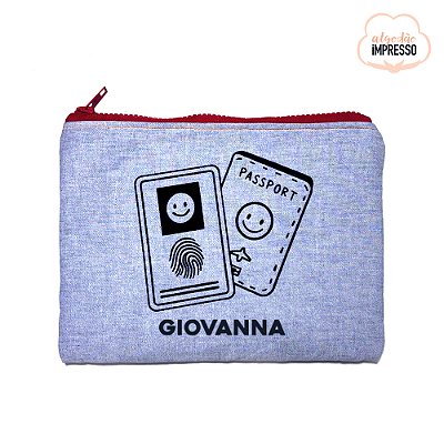 Porta documento personalizado
