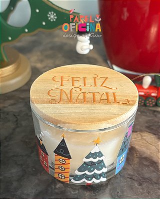Vela aromática Casinhas de Natal