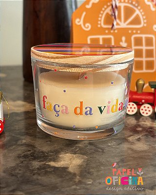 Vela aromática Faça da Vida uma Grande Festa