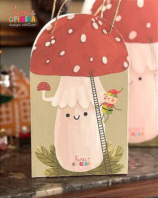 Sacola de Natal Cogumelo P