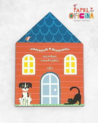 Bloco de anotações Casinha