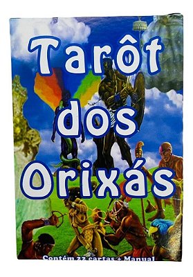 Baralho Tarot dos Orixás Colorido Oráculo Deck 22 Cartas 