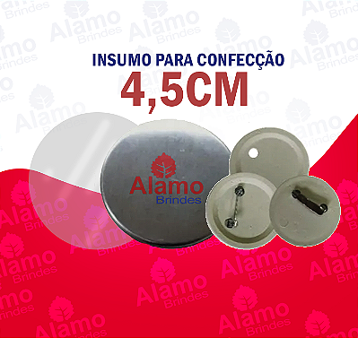 Insumo para Bottons - 4,5cm (1.000 pç)