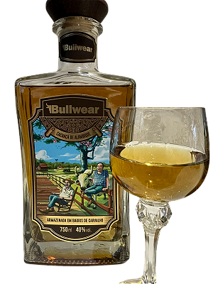 Cachaça Boi Barril Bullwear - Garrafa Quadrada
