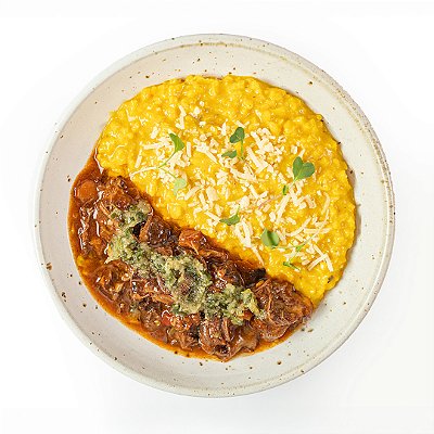 PF Ossobuco e Risotto de Açafrão