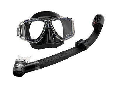 Kit Diamante Seasub Mascara Panoramica + Snorkel Premium