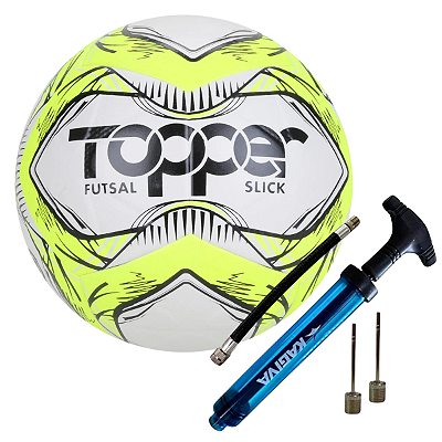 bola slick futsal + bomba