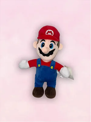 Boneco de Pelúcia Personagem Inspirado Mario e Luigi 30cm | Presente Infantil Gamer