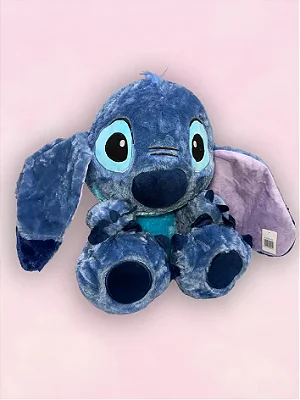 Pelúcia Grande Personagem Inspirado Stitch Sentado 50cm | Presente Infantil e Decorativo